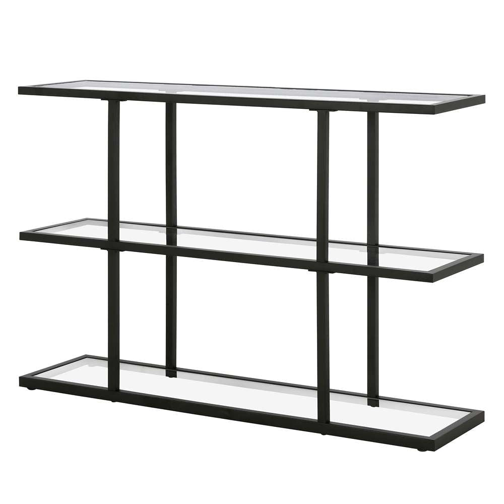 Hudson & Canal - Yeardley 42in Wide Rectangular Console Table in Blackened Bronze - AT1113 veiw 4