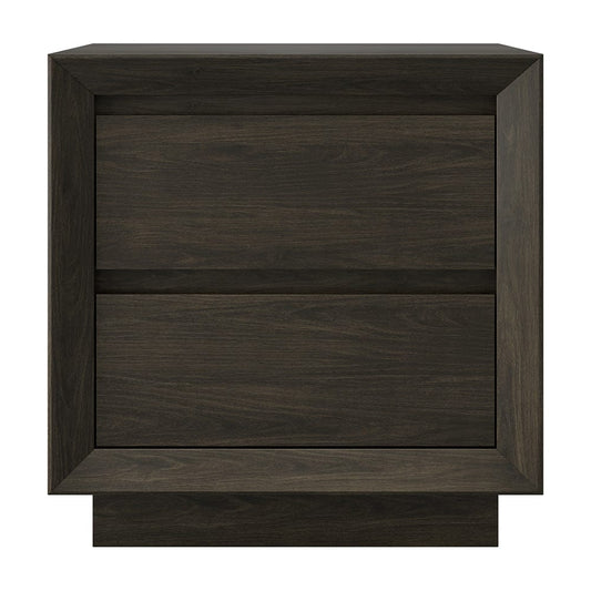 Hudson & Canal - Emmett 24" Wide Rectangular Nightstand in Alder Brown - NS2427 view 2