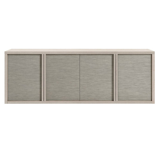 Hudson & Canal - Kai Rectangular TV Stand for TV's up to 75" in Alder White - TV2407 view 2