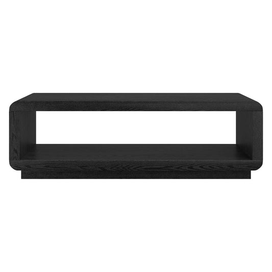 Hudson & Canal - Lonni 47" Wide Rectangular Coffee Table in Black Grain - CT2446 view 2