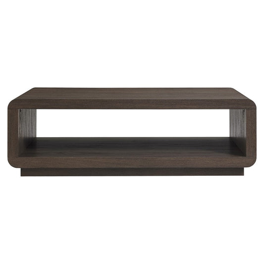 Hudson & Canal - Lonni 47" Wide Rectangular Coffee Table in Brown Oak - CT2448 view 2
