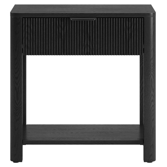Hudson & Canal - Pomona 24" Wide Rectangular Nightstand in Black Grain - NS2431 view 2