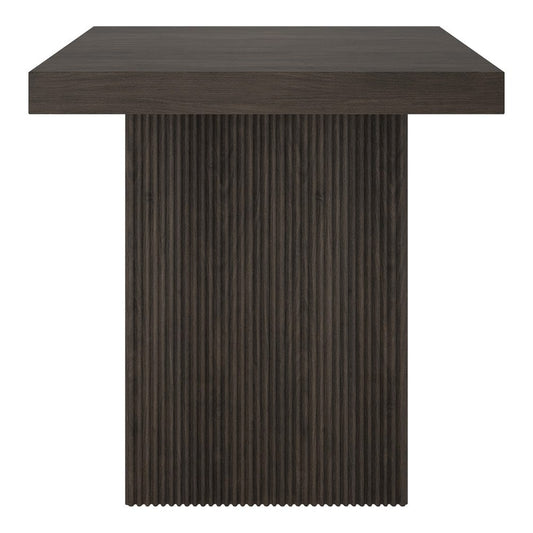 Hudson & Canal - Torren 22" Wide Square Side Table in Alder Brown - ST2424 view 2