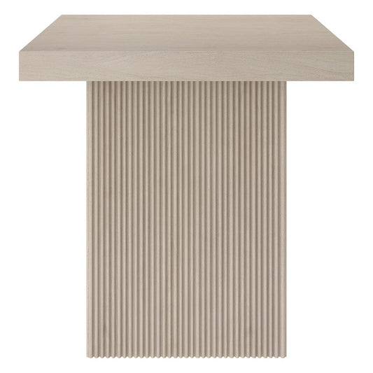 Hudson & Canal - Torren 22" Wide Square Side Table in Alder White - ST2423 view 2