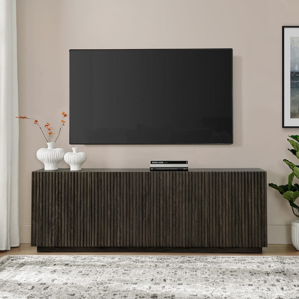 Hudson & Canal - Tyler Rectangular TV Stand for TV's up to 78" in Alder Brown - TV2387 view 10