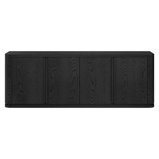 Hudson & Canal - Vance Rectangular TV Stand for TV's up to 78" in Black Grain - TV2400 view 2