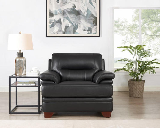 Hydeline - Luxor Chair in Black - S806C1-U01-2512 veiw 2