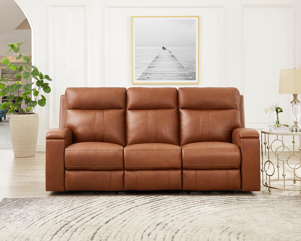 Hydeline - Venice Zero Gravity Power Reclining Sofa in Nutmeg - 67076-30V02-LP2362 veiw 3