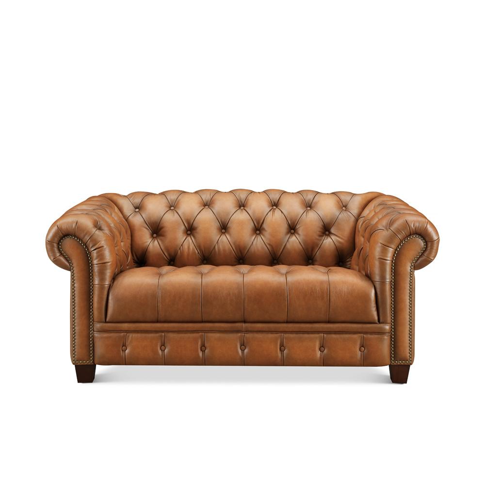 Hydeline - York Loveseat in Saddle Brown - 67239-20V01-LS2825 veiw 1