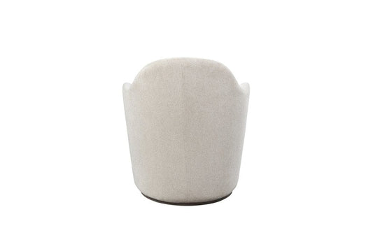 I Home Furnishings - Elements Barrel Chair - Ivory - 3162-164 view 2
