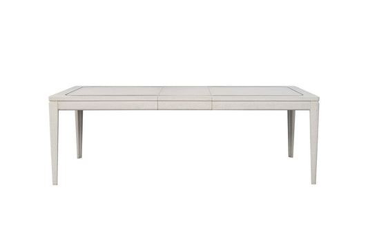 I Home Furnishings - Elements Leg Table W/ Metal Inlay - Vanilla - 3062-503 view 2