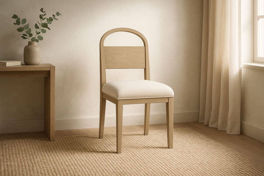 I Home Furnishings - Elements Wood Arch Back Chair - Toffee - 3262-511 view 5