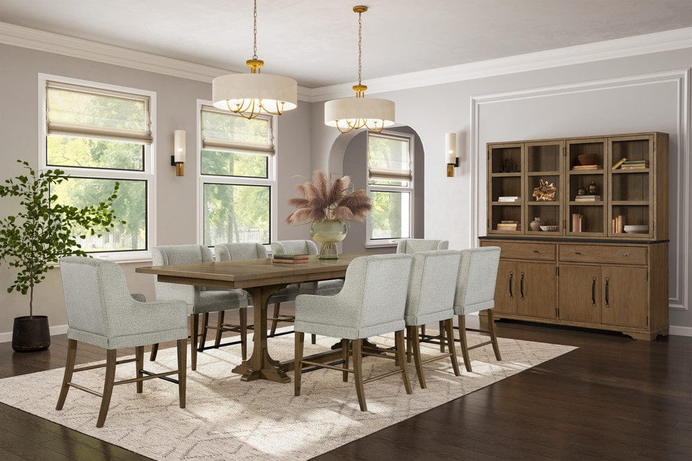 I Home Furnishings - Magnolia Counter Height Trestle Table - Almond - 3400-530-A view 10