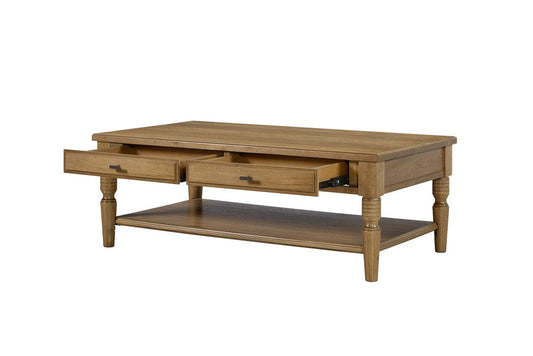 I Home Furnishings - Magnolia Drawer Cocktail Table -Almond - 3400-001-A view 2