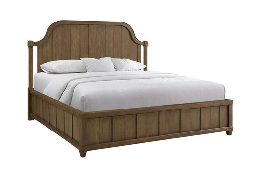 I Home Furnishings - Magnolia Queen Planked Panel Bed - Almond - 3400-105-A view 2