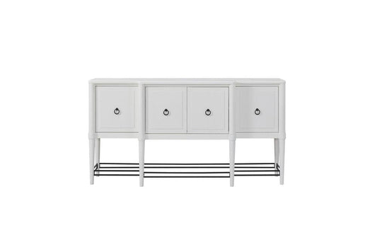 I Home Furnishings - Wilmington Breakfront Side Board-White - 338-525-W view 2
