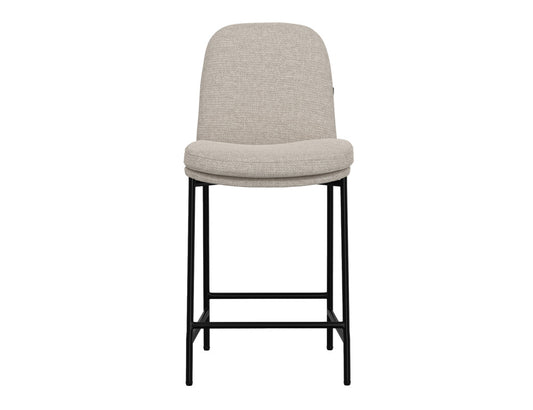 IFD - America - Wooden Frame & Metal Base, 24in Upholstered Barstool - IUP803-BST24-161 view 2
