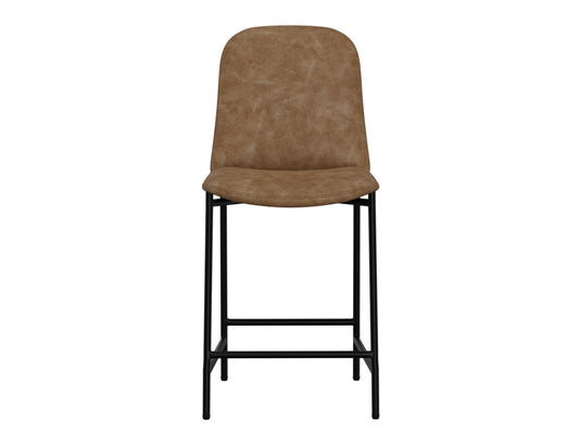 IFD - America - Wooden Frame & Metal Base, 24in Upholstered Barstool - IUP803-BST24-202 view 2