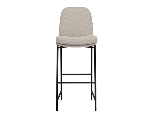 IFD - America - Wooden Frame & Metal Base, 30in Upholstered Barstool - IUP803-BST30-161 view 2