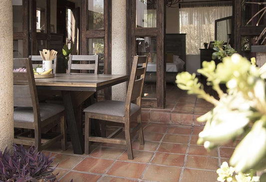 IFD - Antique Gray Dining Table - IFD9771TBL veiw 2