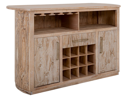 IFD - Balam - 1-Drawer, 2-Door Bar with Wine Grid - IFD4321BAR view 2