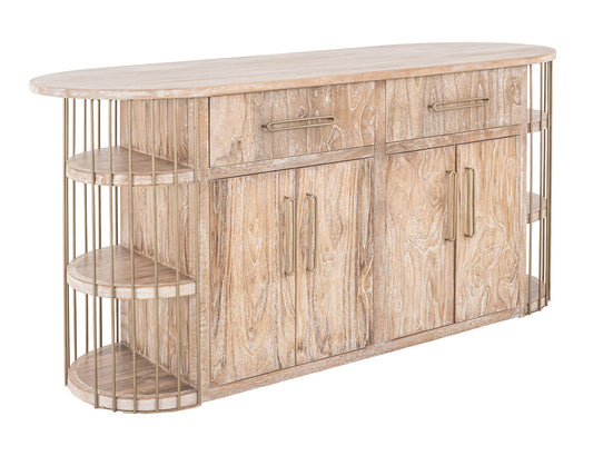 IFD - Balam - 2 Drawer & 4 Door, 6 Shelf Kitchen Island - IFD4321KSL view 2