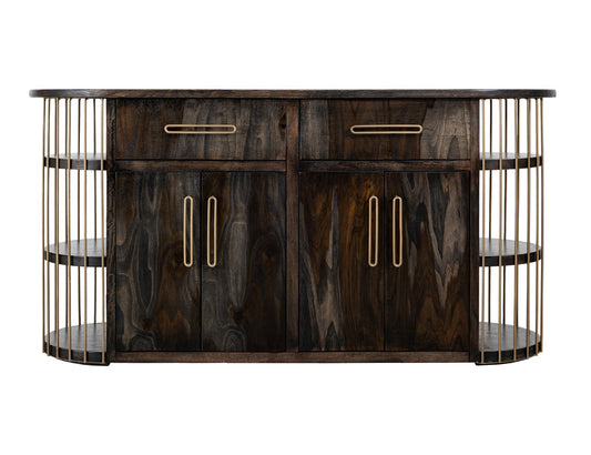 IFD - Balam - 2 Drawer & 4 Door, 6 Shelf Kitchen Island - IFD4421KSL view 2