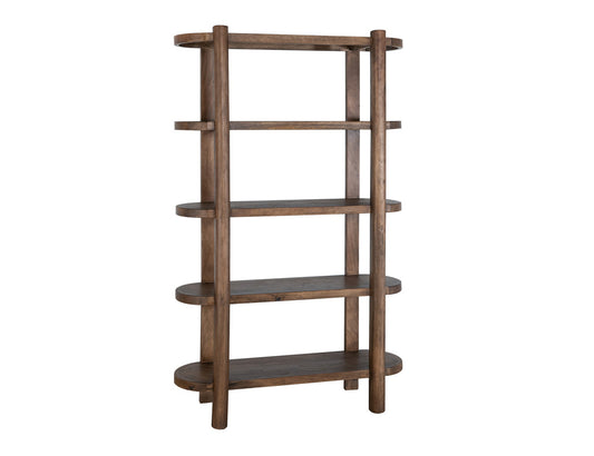 IFD - Balam - 4 Shelves, Bookcase - IFD4221BKS view 2