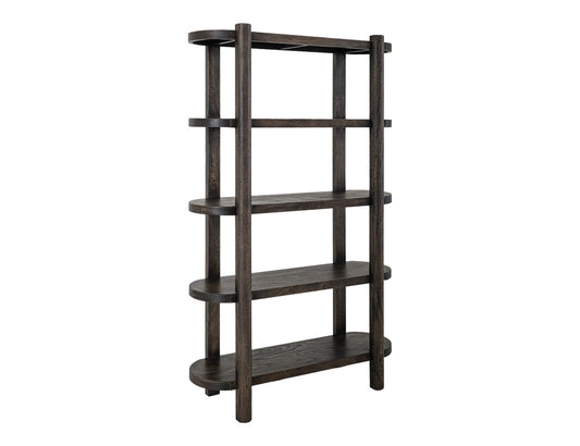 IFD - Balam - 4 Shelves, Bookcase - IFD4421BKS view 2