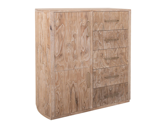 IFD - Balam - 5 Drawer & 2 Door Gentleman's Chest - IFD4321GMC view 2