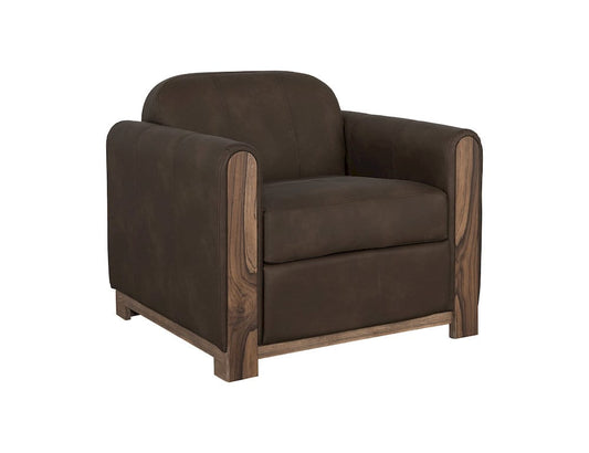 IFD - Balam - Wooden Frame & Base, Armchair - Dark Brown - IUP422-ACH-212 view 2