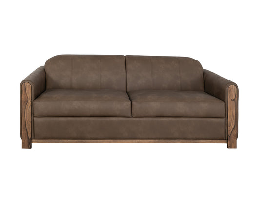 IFD - Balam - Wooden Frame & Base, Loveseat - Medium Brown - IUP422-LOV-231 view 2