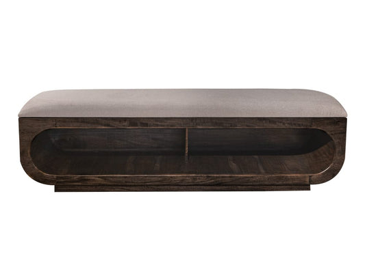 IFD - Black Balam - Bench in Oil Black - IFD4422BEN view 2