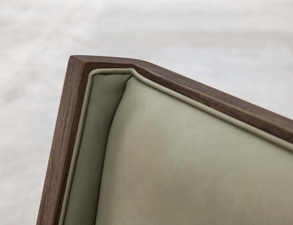 IFD - Black Balam - Upholstered Wooden Chair in Olive Green (Set of 2) - IFD4421CHUGN view 7