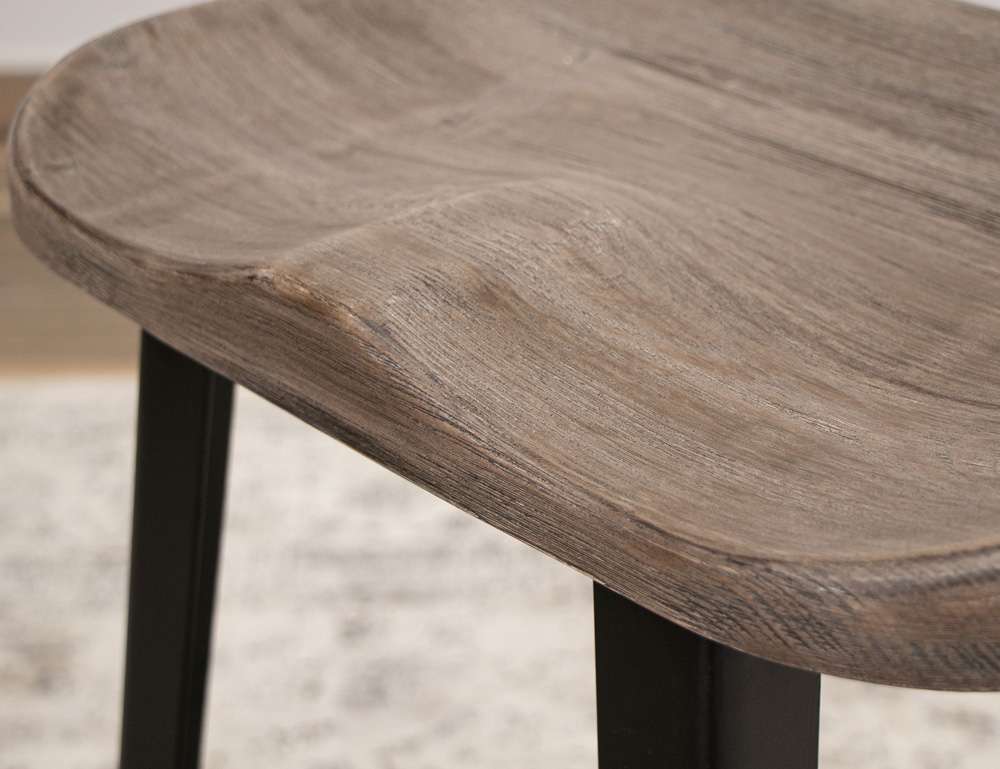 IFD - Blacksmith - 24in Wooden Stool - IFD2321STL veiw 4