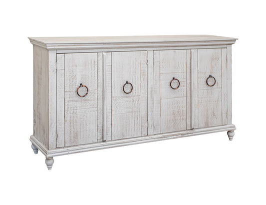 IFD - Capri Console w/ 4 Doors, Ivory Finish - IFD9901CNSIV view 2