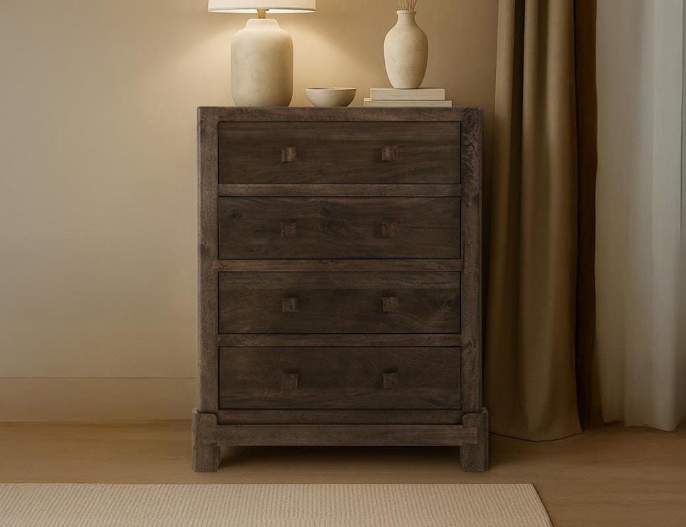 IFD - Dark Atenas - 4 Drawer, Chest in Brown - IFD5841CHT veiw 7