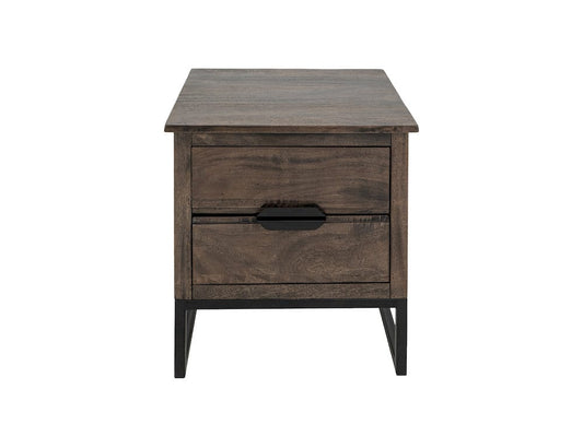 IFD - Dark Mita - 2 Drawer End Table - IFD2741END view 2