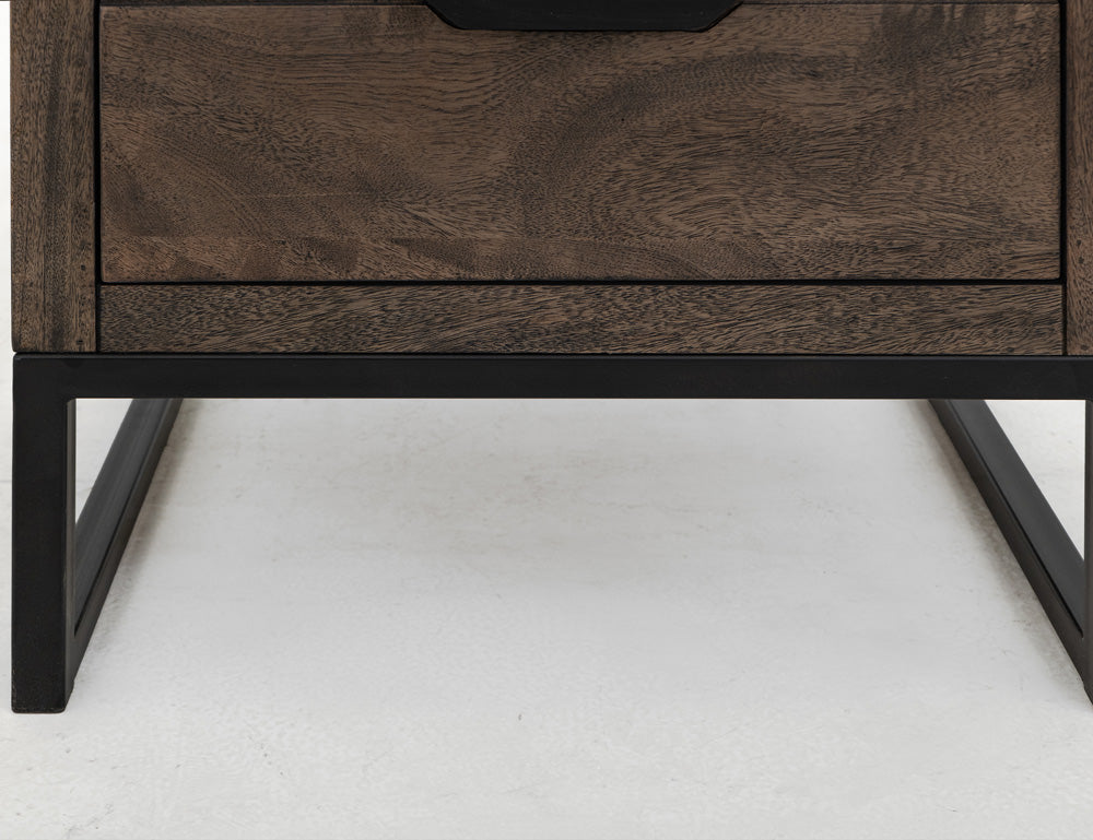 IFD - Dark Mita - 2 Drawer End Table - IFD2741END view 4