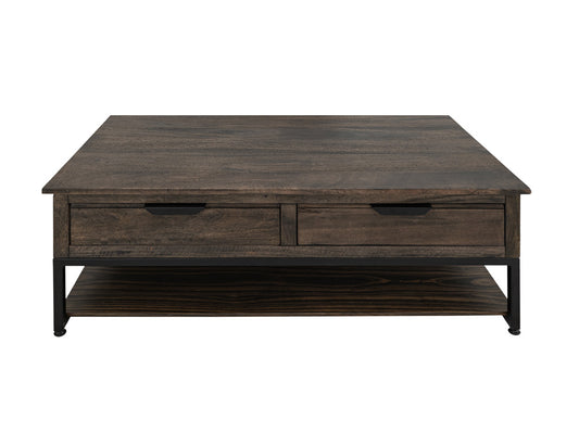 IFD - Dark Mita - 4 Drawer, 1 Shelf Cocktail Table - IFD2741CKT view 2