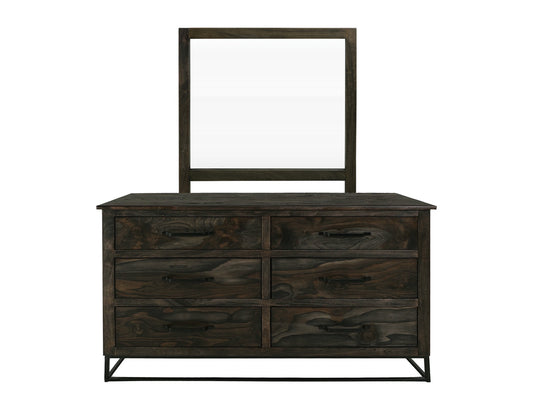 IFD - Dark Teak - 6 Drawer Dresser - IFD1371DSR view 2