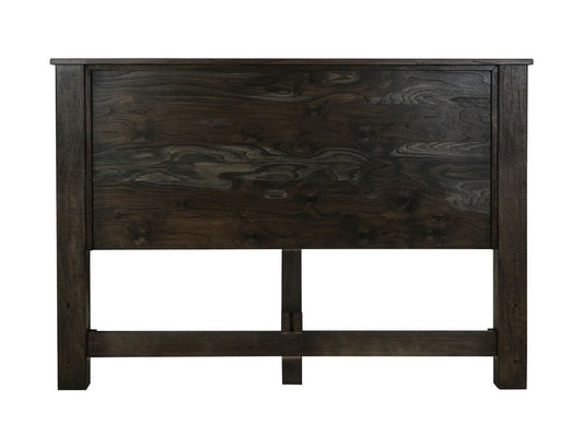 IFD - Dark Teak - Queen Bed in Oil Black - IFD1371BEDQE view 2