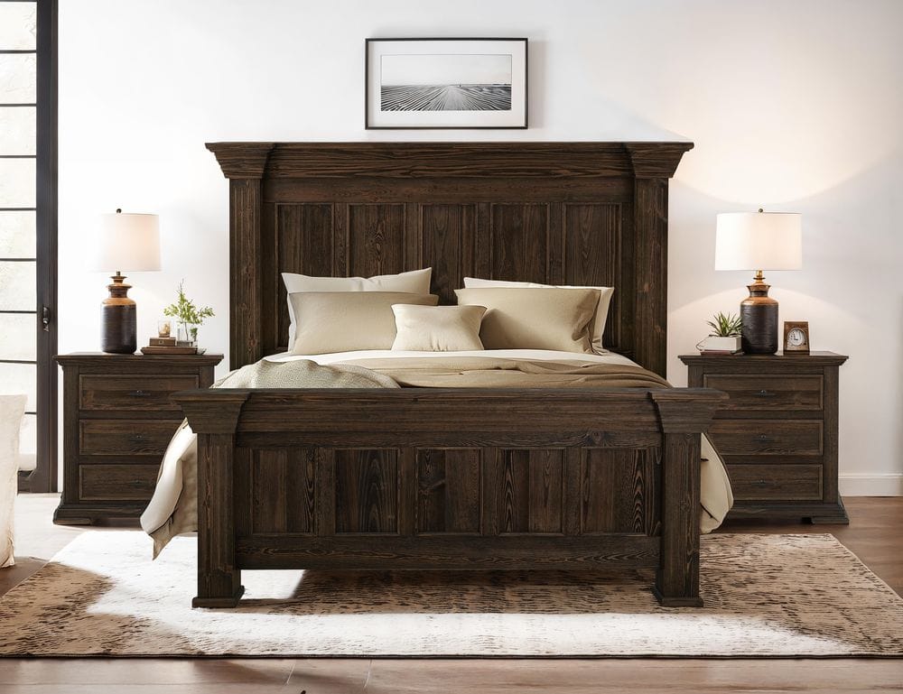 IFD - Desire - Queen Bed in Mahogany Brown - IFD1302BEDQE view 6