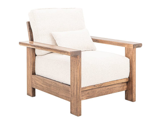IFD - Duna - Wooden Frame & Base, Armchair - Brown - IUP531-ACH-101 view 2