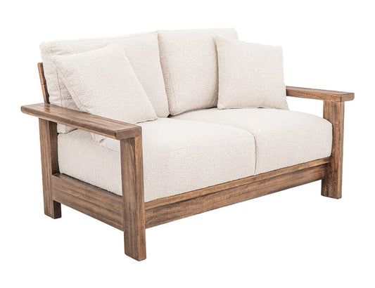 IFD - Duna - Wooden Frame, Upolstered Loveseat - Brown - IUP531-LOV-101 view 2