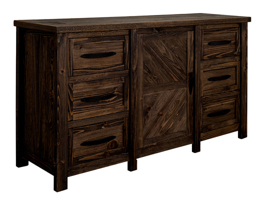 IFD - Dutton - 6 Drawer & 1 Door, Dresser - IFD5731DSR view 2