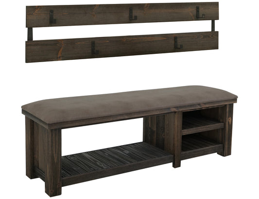 IFD - Dutton - Coat Rack and Bench - IFD5731HLT view 2
