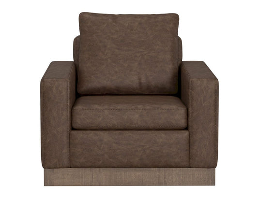 IFD - Georgia - Wooden Frame & Base, Armchair - Brown - IUP722-ACH-212 view 2