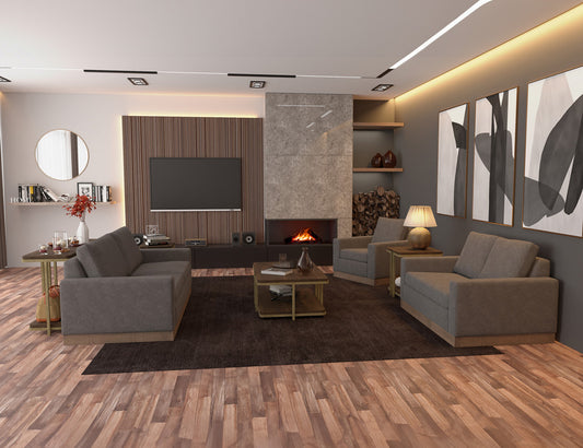 IFD - Georgia - Wooden Frame & Base, Loveseat - IUP722-LOV-121 view 2