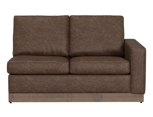 IFD - Georgia - Wooden Frame & Base, Sectional Right-Arm Loveseat - Brown - IUP722-LOV-RT-212 view 2